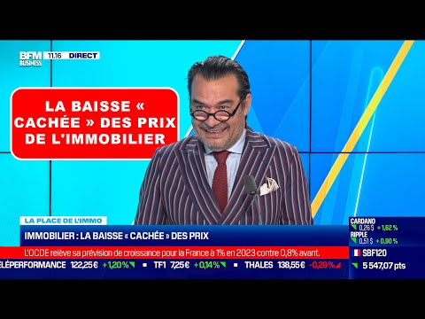 La baisse &quot;cachée&quot; des prix immobiliers