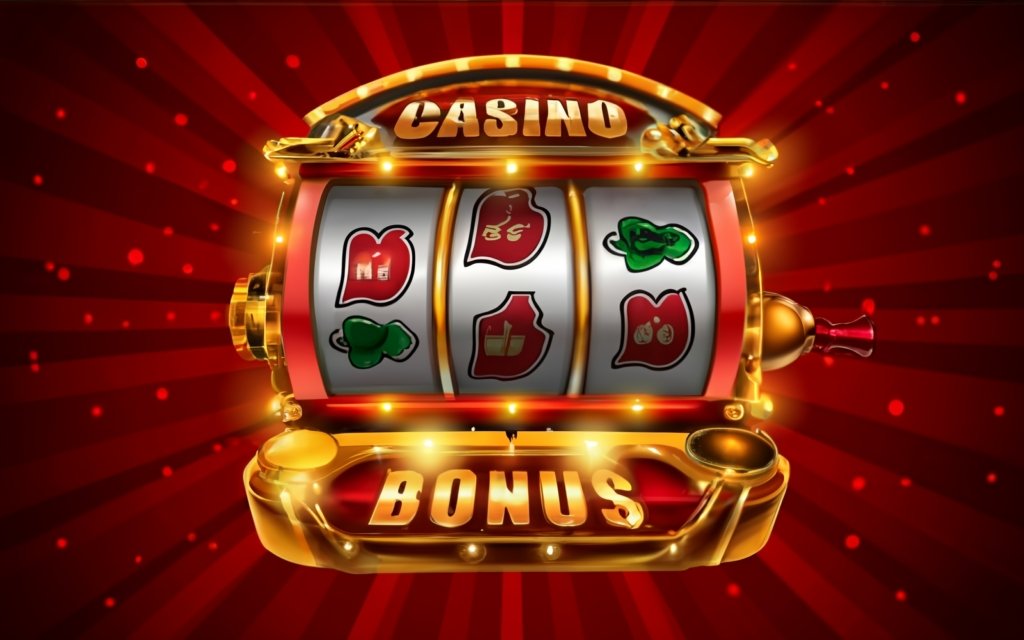 machine à sous avec mots de casino et bonus