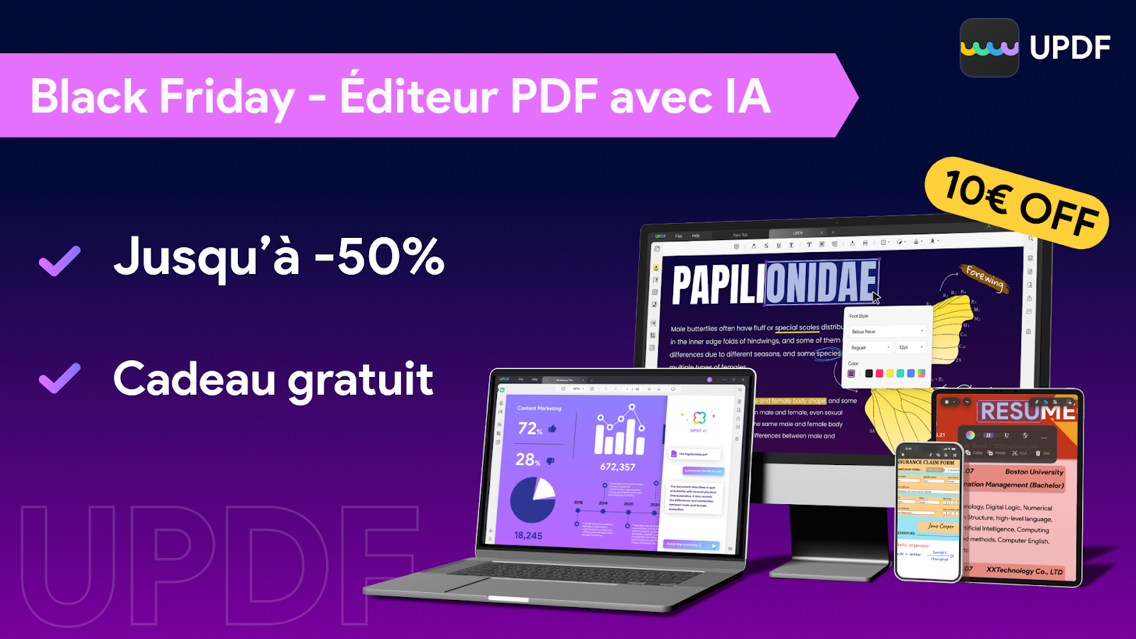 Ne prenez pas de risques ! UPDF protège vos informations sensibles dans les PDF (50% de réduction pendant le Black Friday)