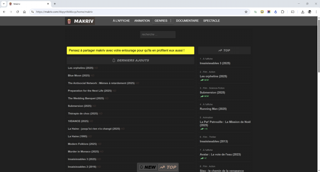 Makriv : voici la nouvelle adresse à jour en 2025