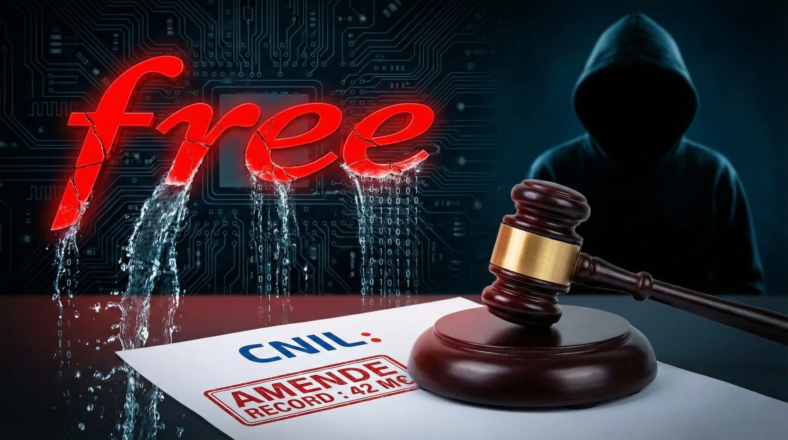 Free condamné à 42 millions € : le piratage de vos données était "bien trop facile" selon la CNIL