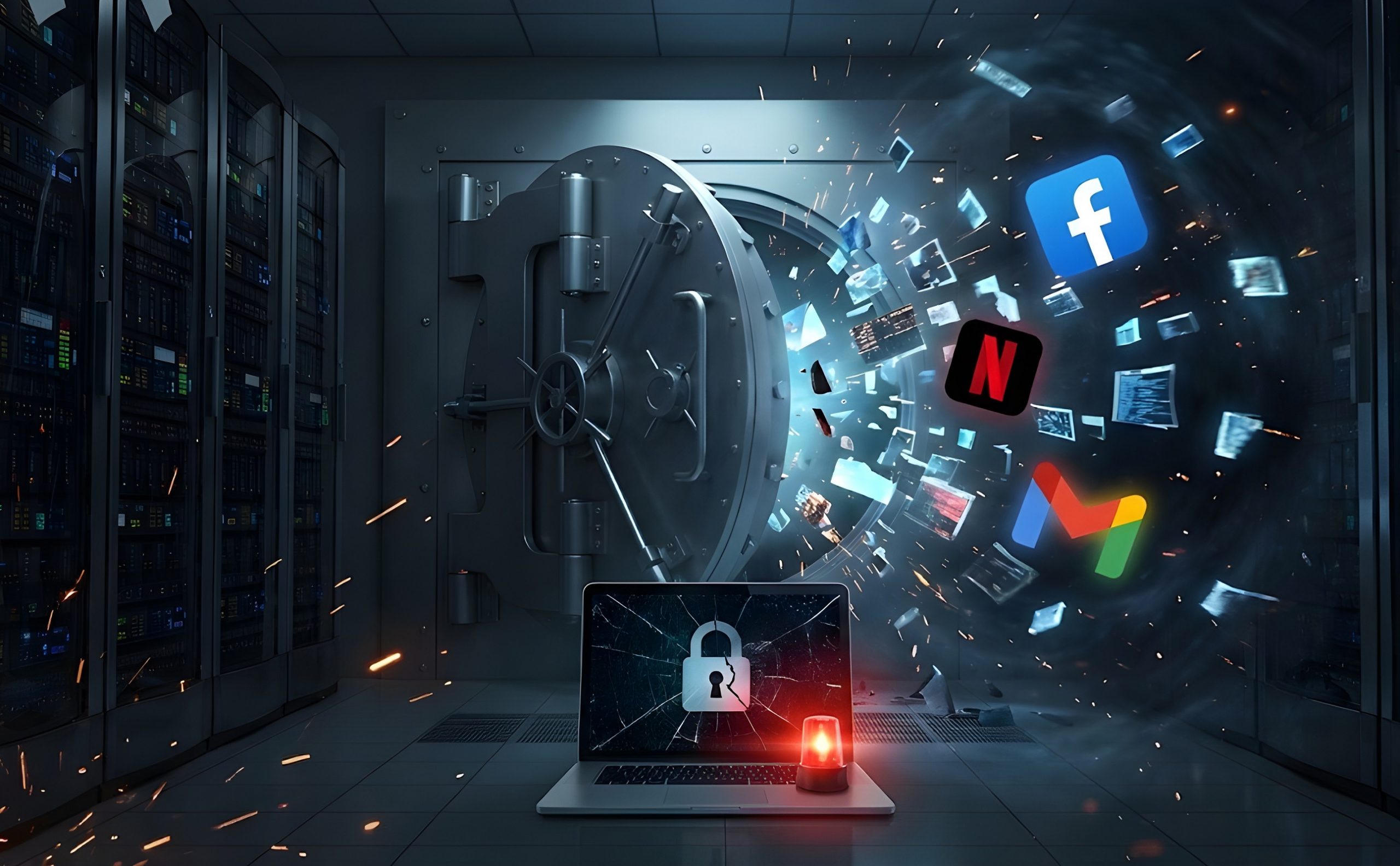 Gmail, Facebook, Netflix : 149 millions d'identifiants volés découverts dans la nature, votre compte est-il menacé ?