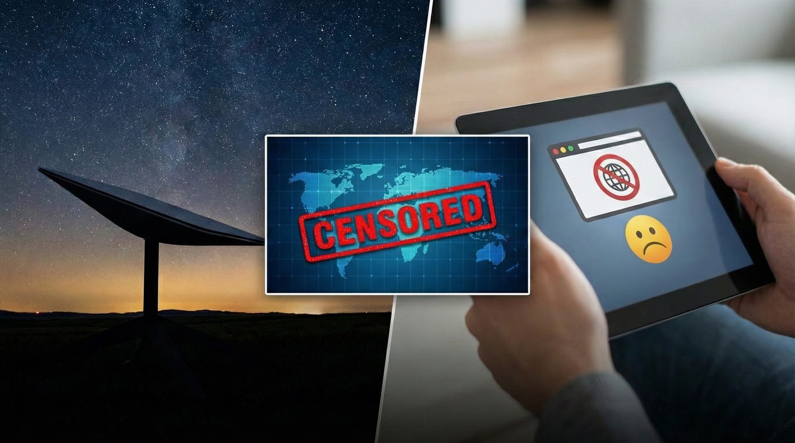 Starlink incensurable ? Pas vraiment, et ça ne plaît pas à Elon Musk