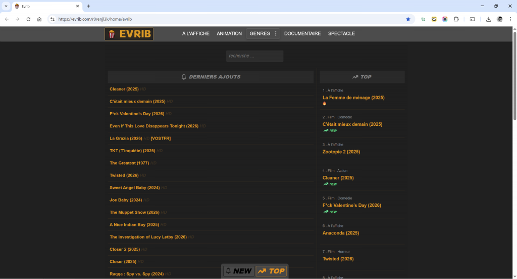 Evrib : voici la nouvelle adresse à jour en 2026