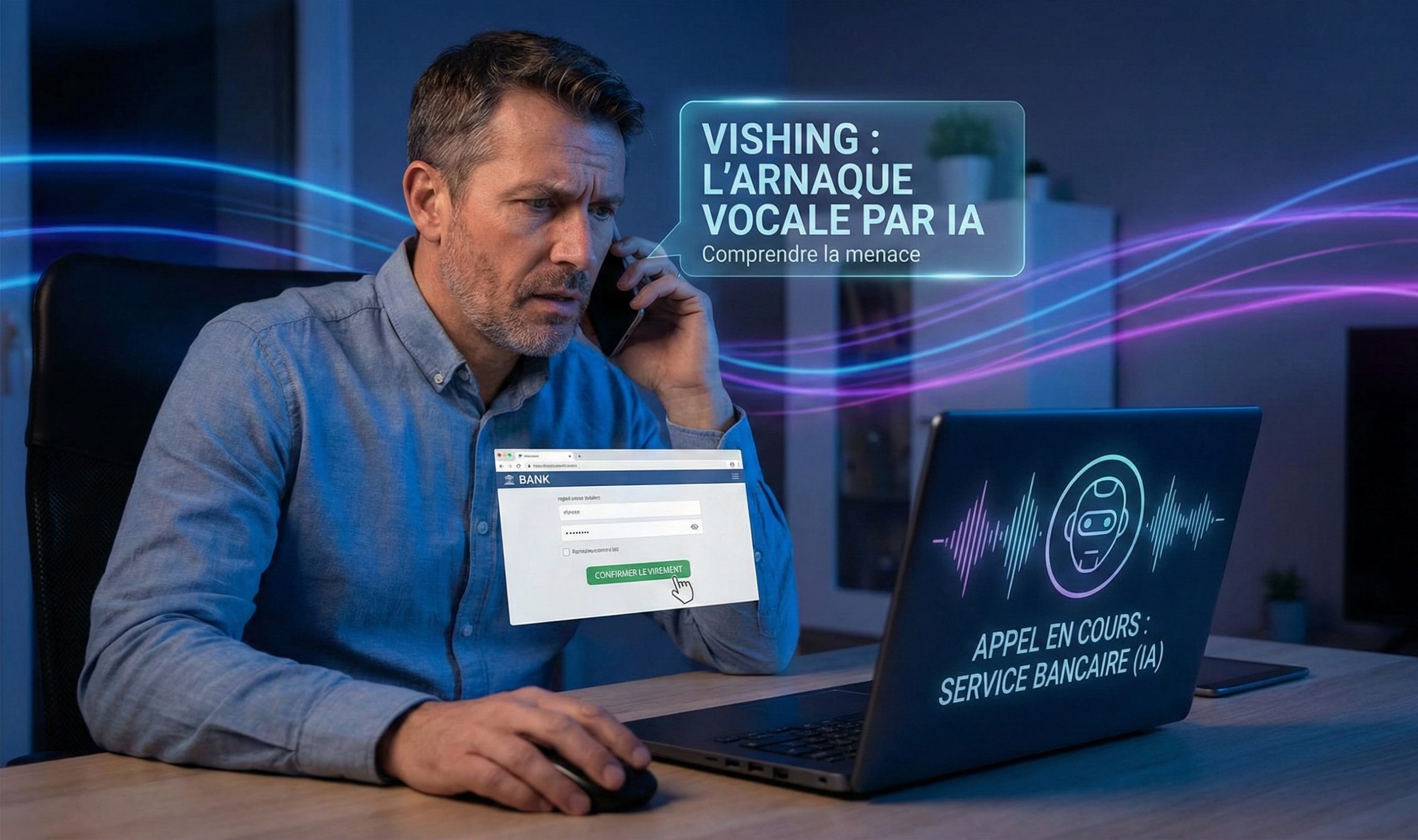 Vishing c'est quoi : comprendre l'arnaque vocale par IA