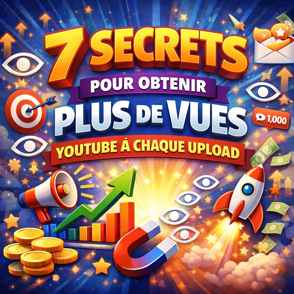 7 Secrets pour Obtenir Plus de Vues YouTube à Chaque Upload