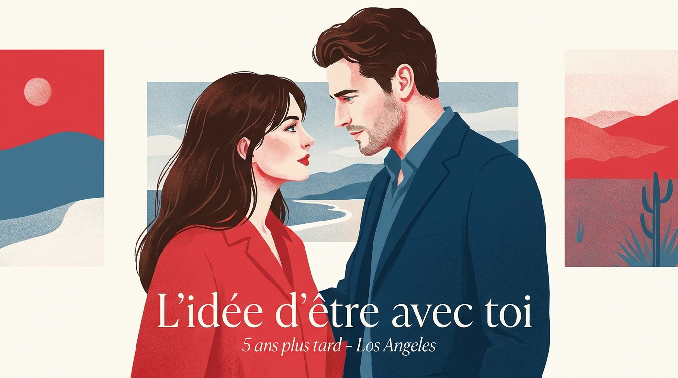 Retrouvailles émouvantes entre Solène et Hayes dans une galerie d'art à Los Angeles