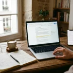 Google Docs en 2026 : alternative souveraine sur un laptop de bureau à domicile