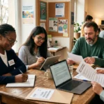 14 RGPD pour associations et petites structures 2026 : guide simplifié Benevoles d association travaillant ensemble sur la conformite RGPD