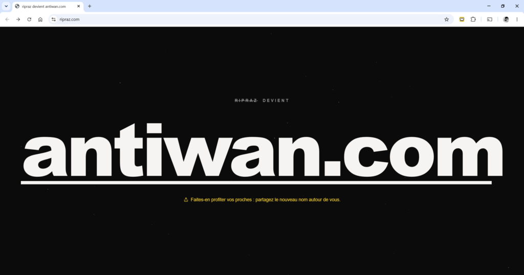 Antiwan remplace Ripraz