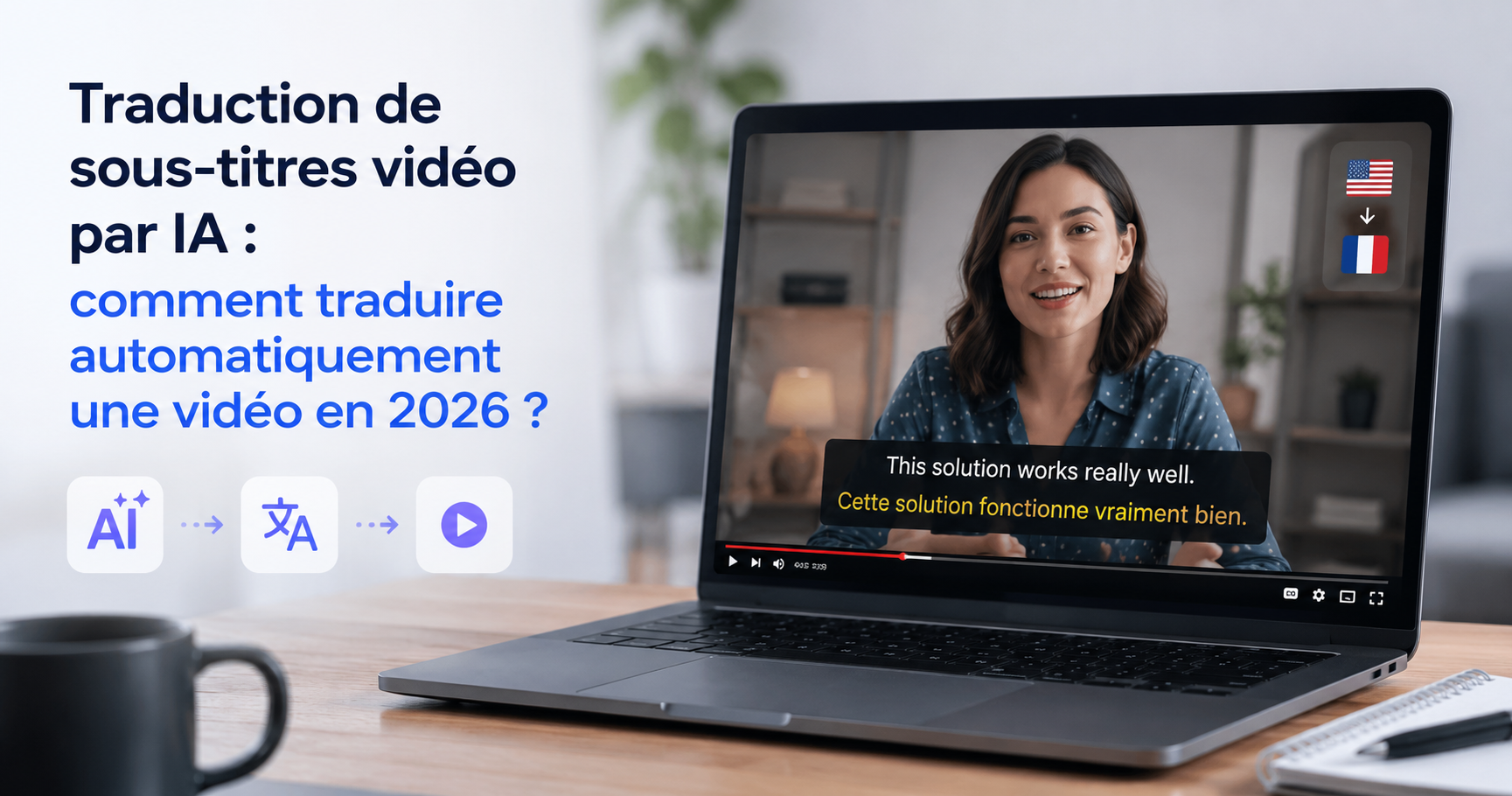 Traduction de sous-titres vidéo par IA : comment traduire automatiquement une vidéo en 2026 ?