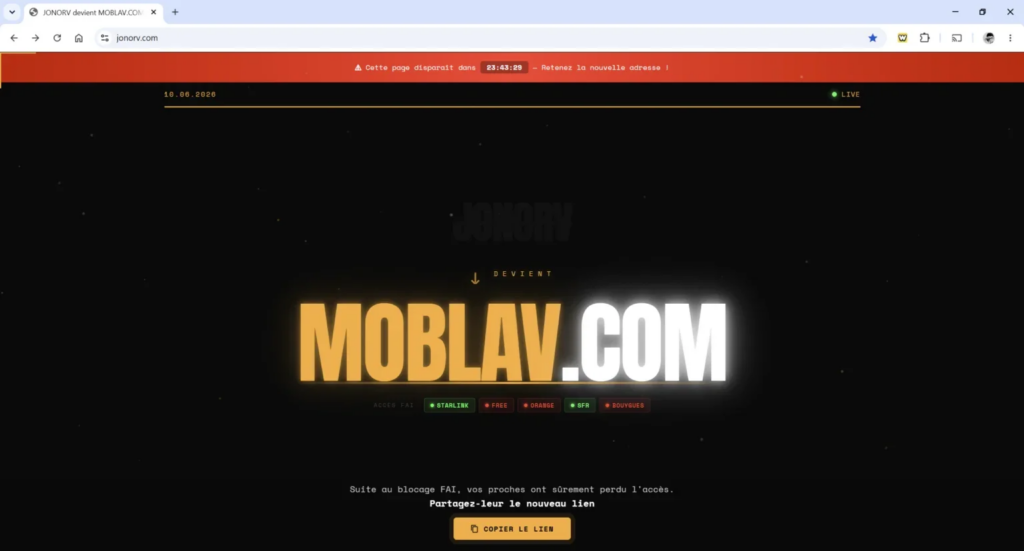 Jonorv devient Moblav