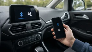 Smartphone connecté en Bluetooth à une voiture mais sans sortie audio