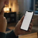 Conversation Instagram disparue : pourquoi et comment la retrouver ? Homme consultant une conversation Instagram disparue sur son smartphone