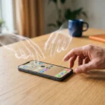 Mon téléphone ouvre des applications tout seul : 8 solutions Smartphone avec mains fantômes symbolisant le ghost touch sur Android