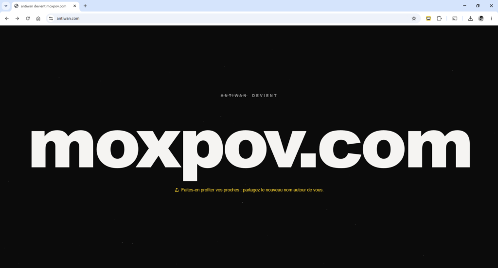 Moxpov remplace Antiwan