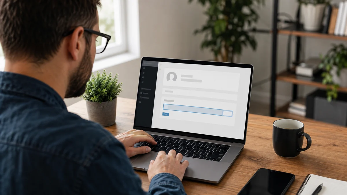 Administrateur créant un accès d’application sécurisé depuis le profil d’un site WordPress